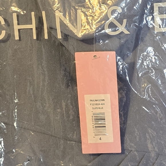 Sachin & Babi Blue Gown - Picture 6 of 12